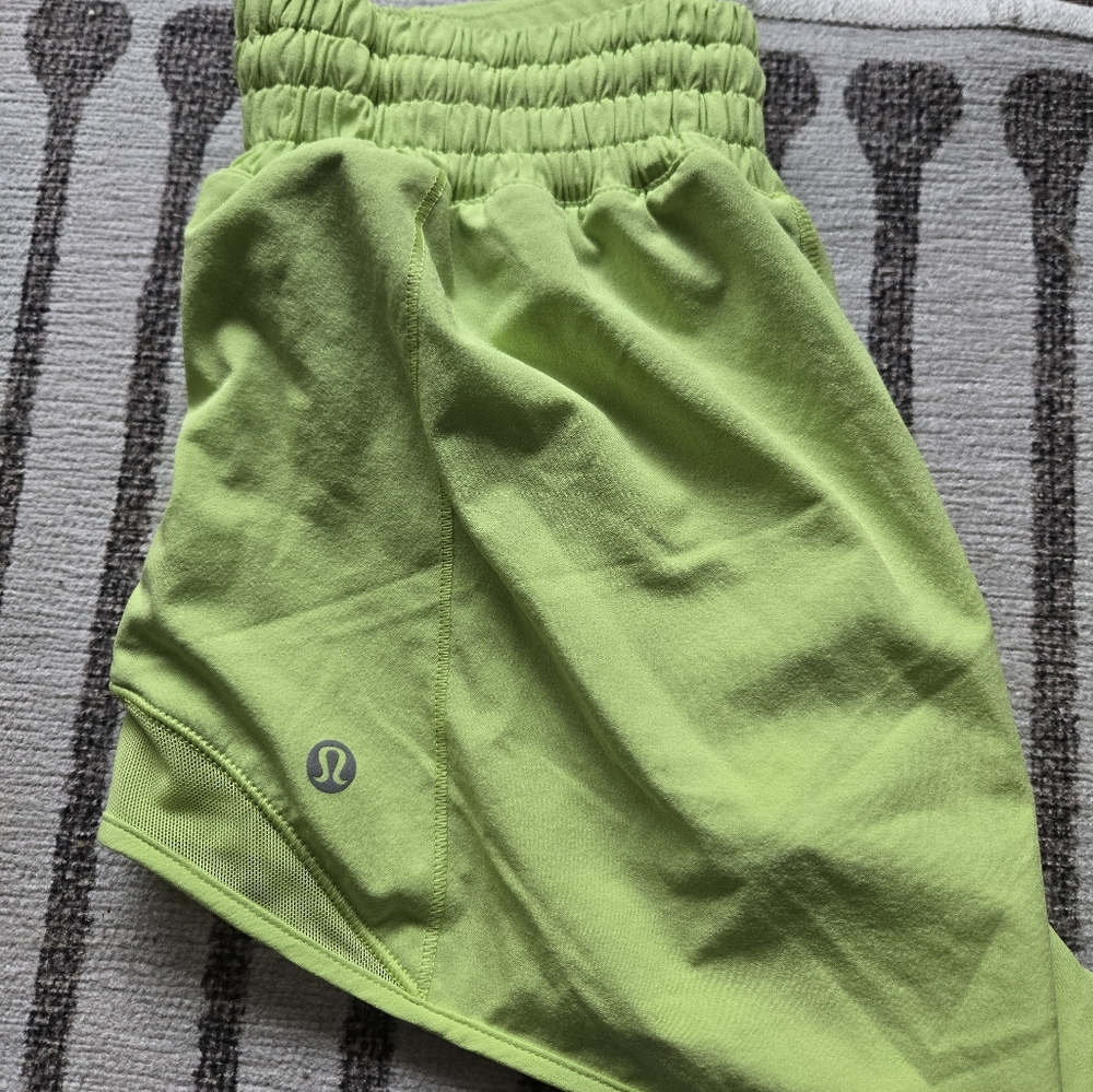 lululemon athletica Lime Green Athletic Shorts